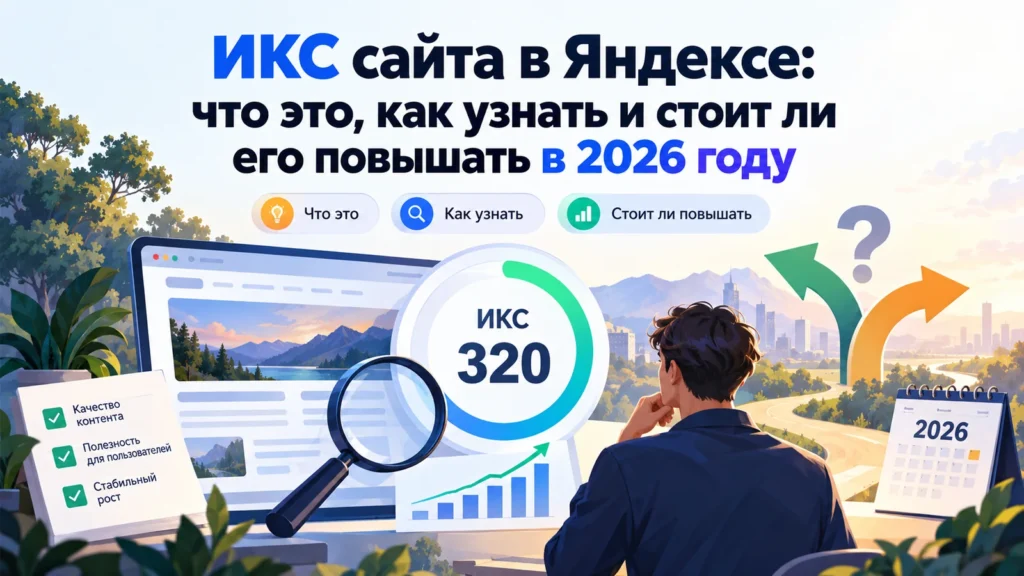 ИКС сайта в Яндексе: что это, как узнать и стоит ли его повышать в 2026 году