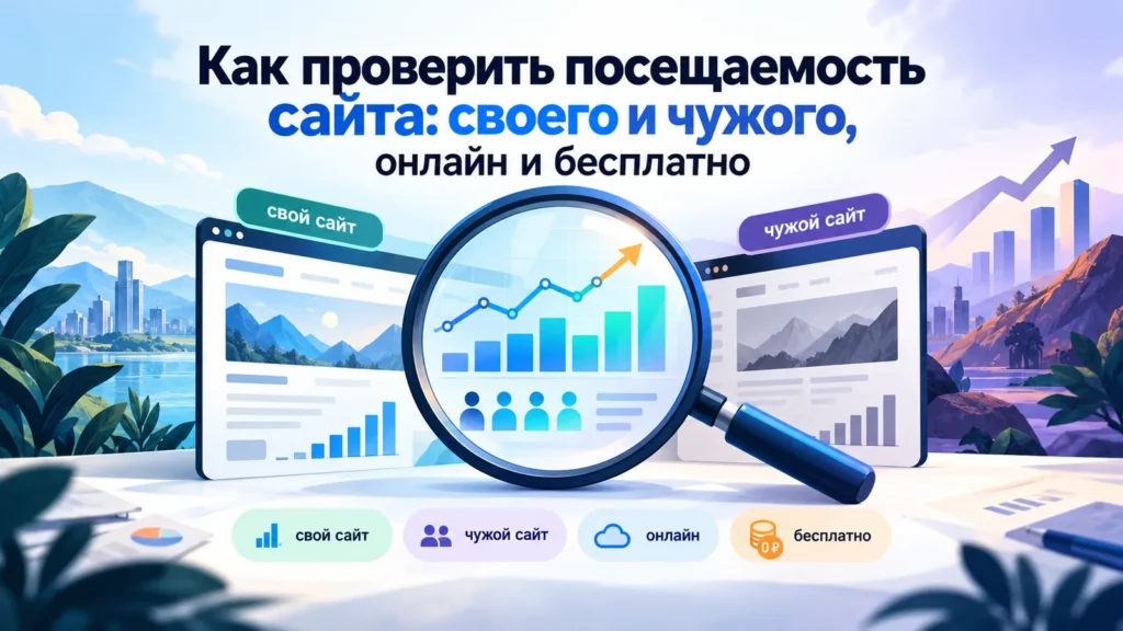Как проверить посещаемость сайта: своего и чужого, онлайн и бесплатно