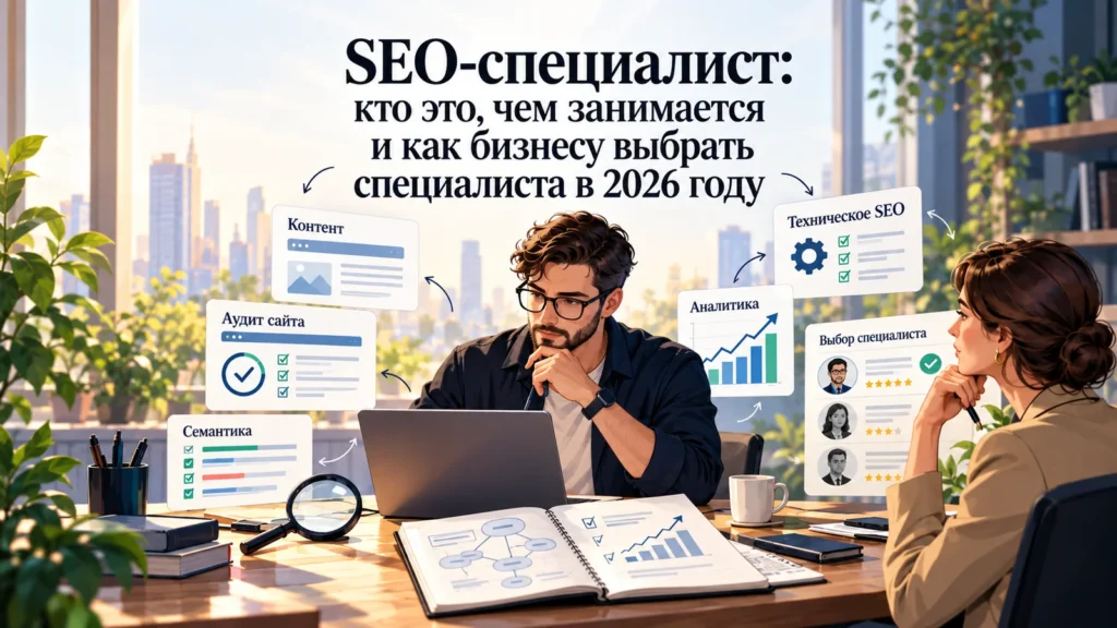 SEO-специалист: кто это, чем занимается и как бизнесу выбрать специалиста в 2026 году