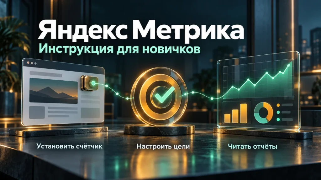 Яндекс Метрика: как установить счётчик, настроить цели и читать отчёты — инструкция для новичков